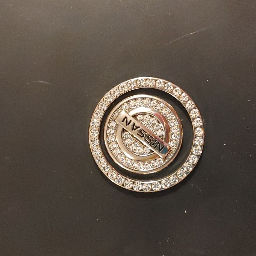 2pcs car logo engine starter button